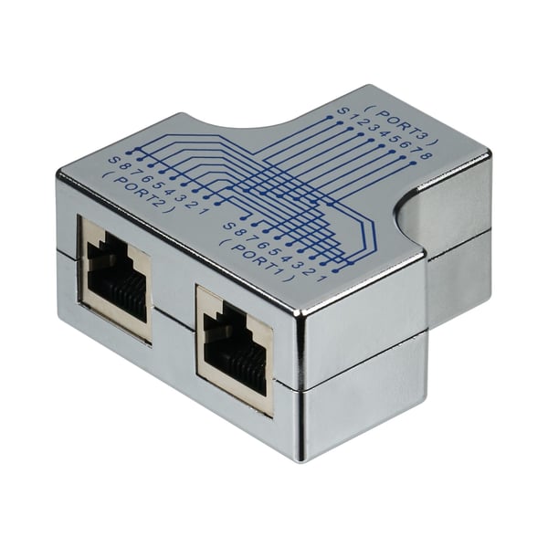 Miniatyrbillede 3 af 3: EFB Elektronik 37528.1V2 kabel kønsskifter RJ-45 2x RJ-45 Sølv
