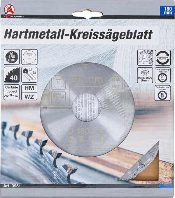 BGS technic Carbide Tipped Circular Saw Blade