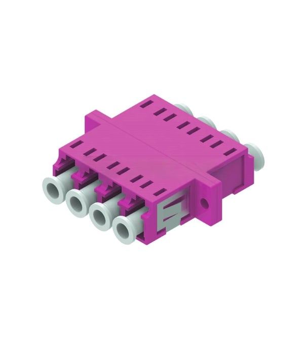 WP WPC-FA4-LC0202 fiber adapter LC/LC 1 stk Violet