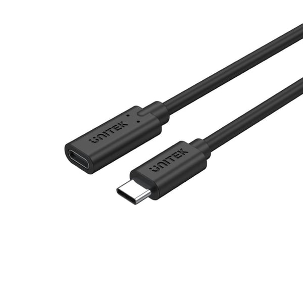 UNITEK C14086BK-1.5M USB-kabel USB 3.2 Gen 2 (3.1 Gen 2) USB C 10 Gbit/sek. Sort