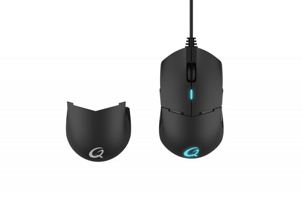 Miniatyrbillede 2 af 2: QPAD DX700 mus Spil Ambidextrous USB Type-A Optisk 16000 dpi