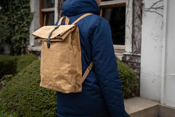 Miniatyrbild 13 av 13: Exacompta Eterneco ryggsäckar City backpack Brun Veganskt läder