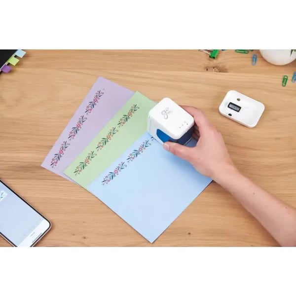 Miniatyrbillede 5 af 6: Colop E-MARK GO Hvid Kabel & trådløs Batteri 600 x 600 dpi