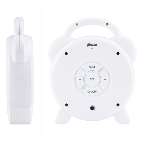 Alecto BC-100 vækkeur Digital alarmur Hvid