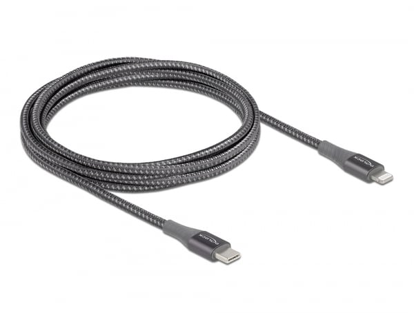 Miniatyrbillede 1 af 3: DeLOCK 86632 Lightning kabel 2 m Grå