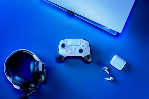 Miniatyrbild 12 av 13: Razer Wolverine V2 Pro Vit RF/USB Spelplatta Analog / Digital PC, PlayStation 5