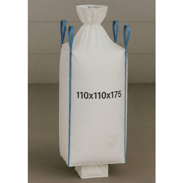 Extralink BIG BAG U+2 110X110X175CM 1300KG Z LEJEM 2100 L 1 kpl Valkoinen
