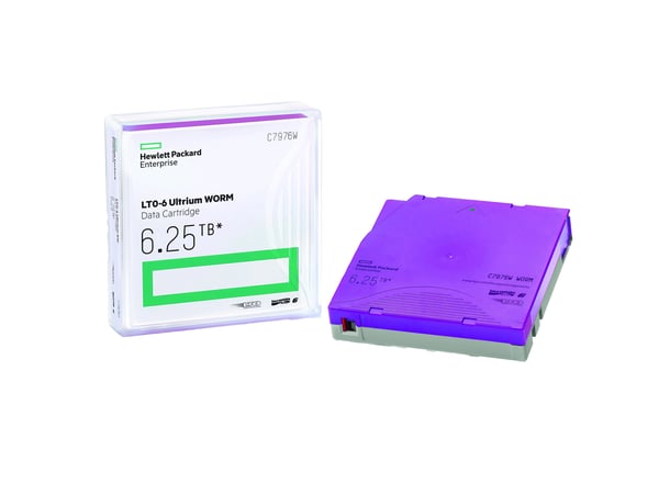 HPE LTO-6 Ultrium 6.25TB WORM Data Cartridge Tomt band för lagring av datordata 1,26 cm