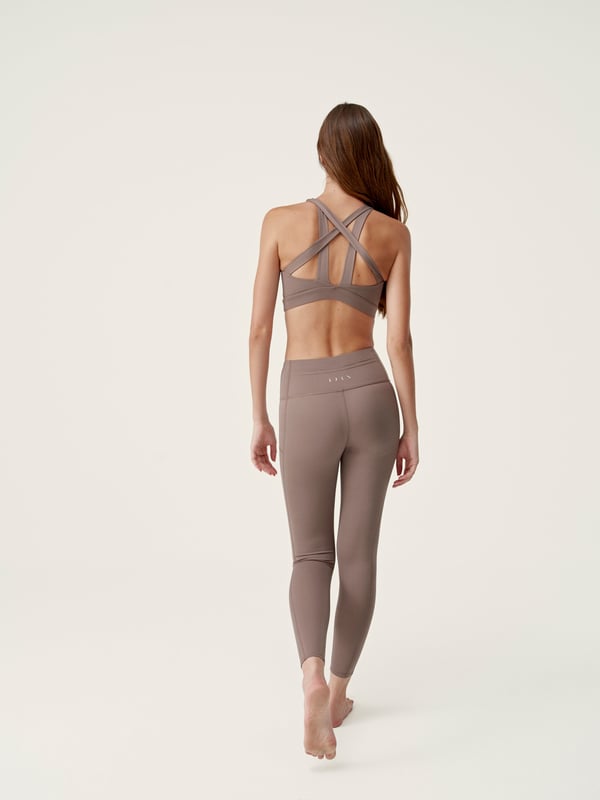 Miniatyrbillede 4 af 5: Born Living Yoga 8435584615609 sportsbukser Grå Elastin, Polyester