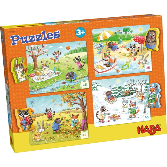 HABA 301888 puslespil 15 stk Dyr og planter