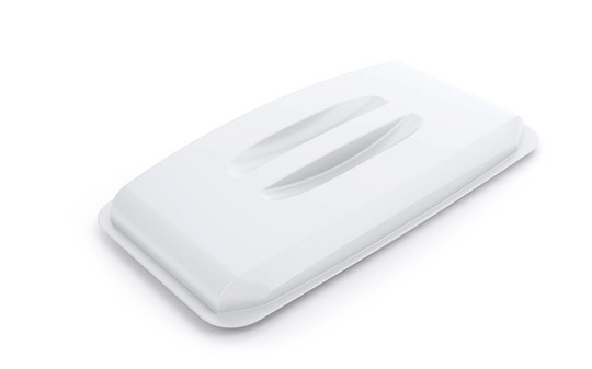 Durable 1800497010 papirkurv tilbehør Hvid Låg
