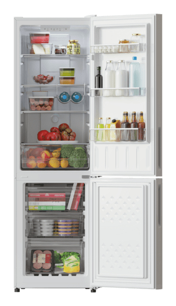 Miniatyrbillede 3 af 12: Cecotec Bolero CoolMarket Combi 250 White Glass D Fritstående 250 L Hvid