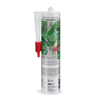 Sista 302094 rakennustiiviste 280 ml Valkoinen