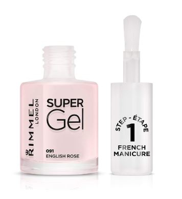 Rimmel Super Gel French Manicure neglelak 12 ml Lyserød