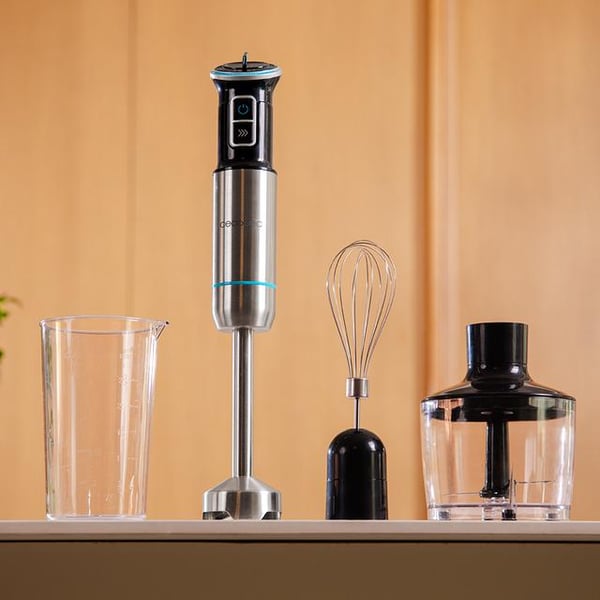 Miniatyrbild 9 av 11: Cecotec Power Neutron 1100MAX Cream&Crush Stavmixer 1100 W Svart, Rostfritt stål
