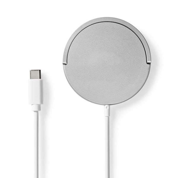 Miniatyrbillede 7 af 8: Nedis Wireless Smartphone Aluminium, Hvid USB Trådløs opladning Indendørs