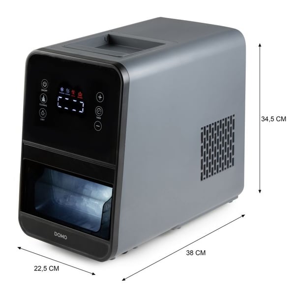 Domo DO9286IB Bærbar isterningemaskine 15 kg/24t 152 W Sort