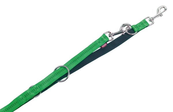 Nobby Soft Grip 2 m Brun, Grön Nylon Hund Träningskoppel