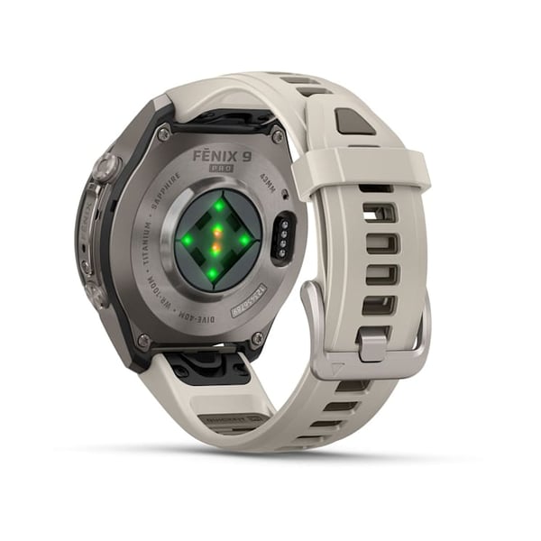 Pikkukuva 9 / 13: Garmin fēnix 9 Pro 3,3 cm (1.3") AMOLED 43 mm Digitaalinen 416 x 416 pikseliä Kosketusnäyttö Titaani Wi-Fi GPS (satelliitti)