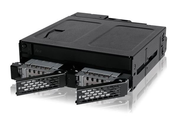 Miniatyrbild 6 av 10: Icy Dock MB602SPO-B drive bay-paneler Svart