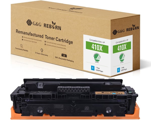 G&G GG-PH411XQNEFC värikasetti 1 kpl Yhteensopiva Syaani