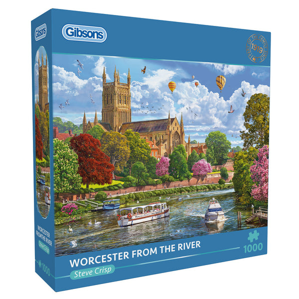 Gibsons Worcester from the River Puslespil 1000 stk