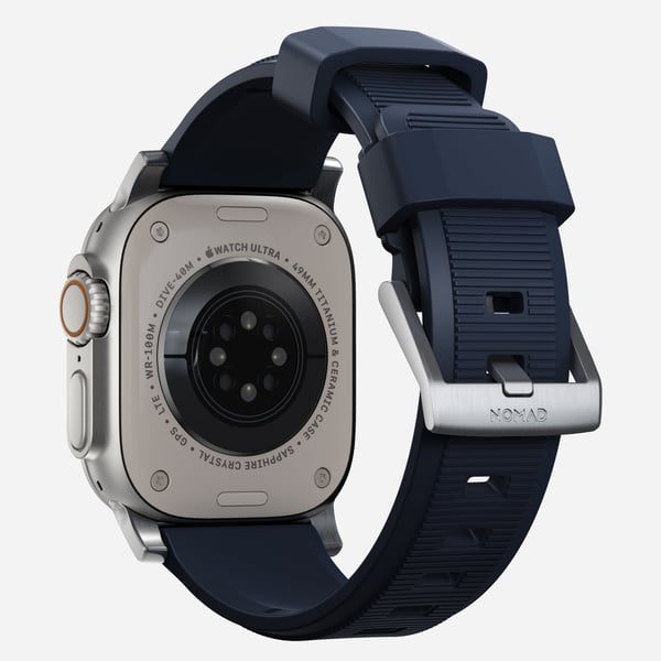 Nomad NM01296485 Smart bærbart (wearable) tilbehør Band Blå Gummi