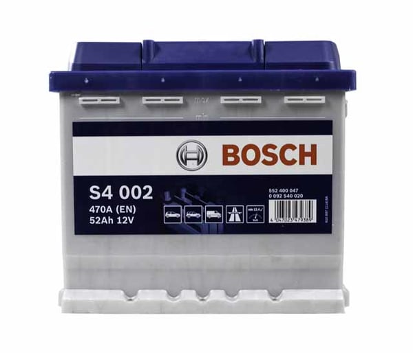 Bosch S4002 ajoneuvon akku AGM (Absorbed Glass Mat) 52 ah 12 V 470 A Auto