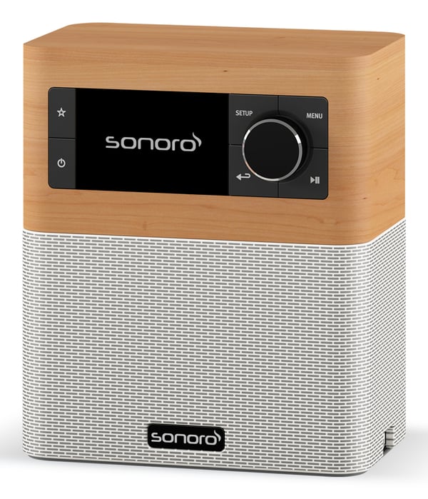 Miniatyrbillede 3 af 4: Sonoro STREAM Internet Ahorn farve, Hvid