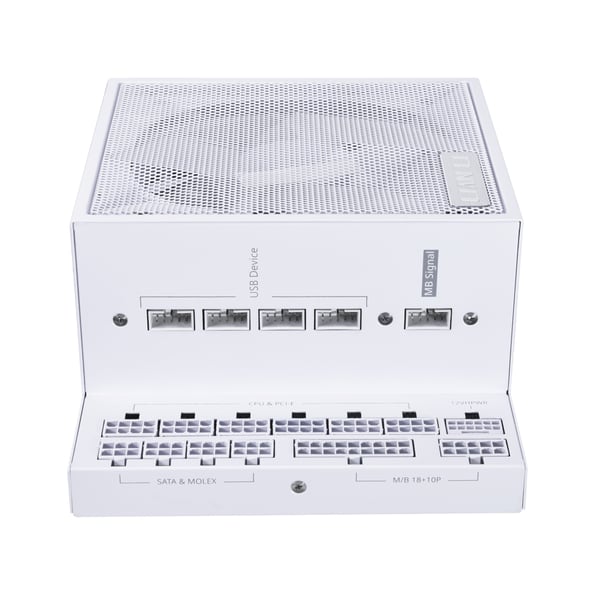 Miniatyrbild 5 av 11: Lian Li EG0850 strömförsörjningsenheter 850 W 20-pin ATX SFX Vit