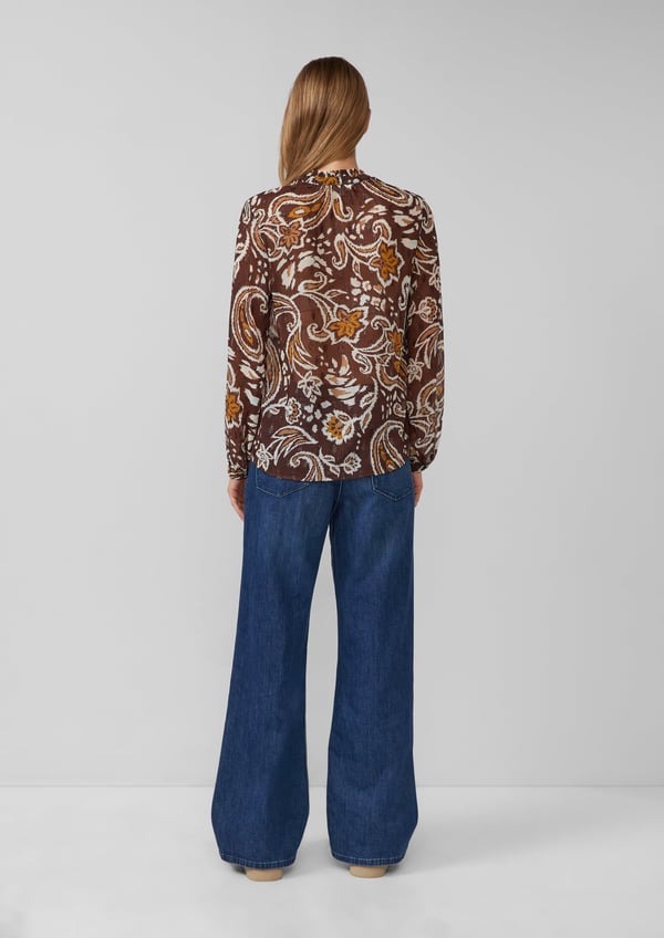 s.Oliver 2170029.89A2.32 skjorte & top Bluse Langærmet Polyester