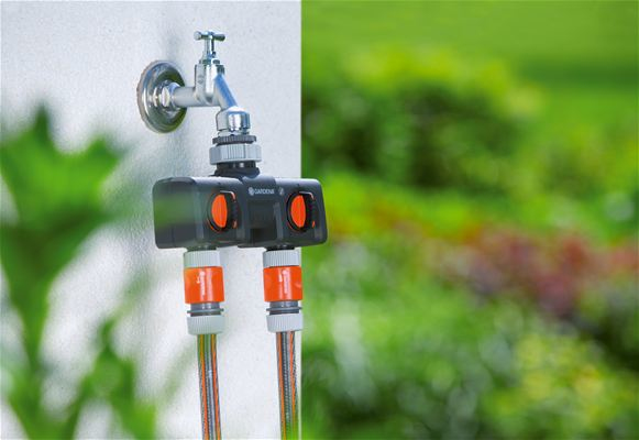 Gardena 08193-20 vattenslangstillbehör Svart, Grå, Orange 1 styck