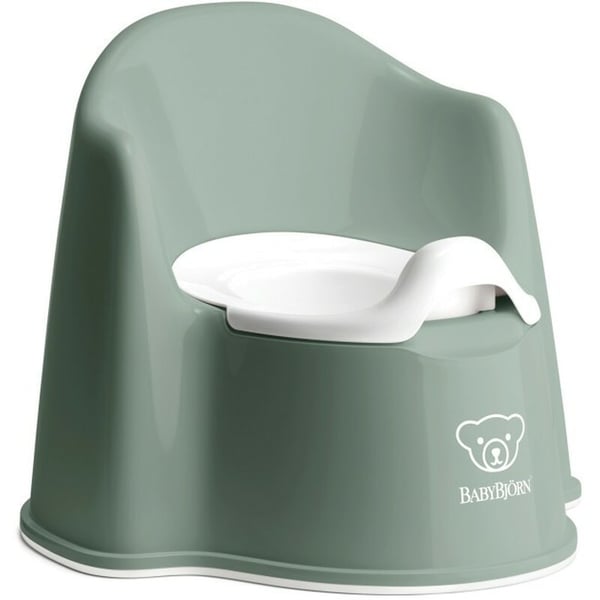 Miniatyrbild 1 av 11: BabyBjorn 808335 pottor Polypropylen (PP), Termoplastisk elastomer (TPE) Grön, Vit
