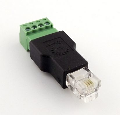 Miniatyrbillede 3 af 3: ALLNET STT-RJ11 tilbehør til terminalblok 2 stk
