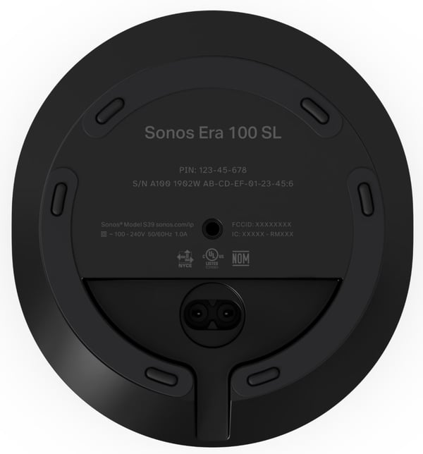 Pikkukuva 7 / 10: Sonos Era 100 SL Koko alue Musta Langallinen & langaton