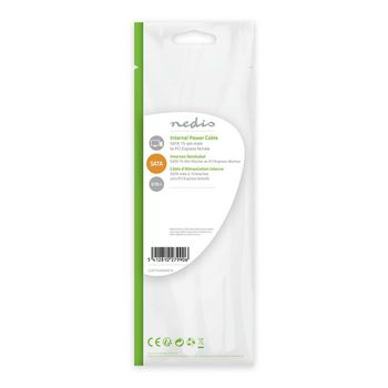 Nedis CCGP74200VA015 intern strömförsörjningskabel 0,15 m