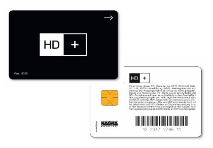 Miniatyrbillede 3 af 3: HD+ 12002 smartcard Sort, Hvid