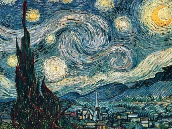 Pikkukuva 2 / 5: Ravensburger Puzzle 1500 pièces - La Nuit étoilée / Vincent Van Gogh Väripalapeli 1500 kpl Taide