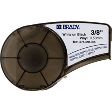 Brady M21-375-595-BK utskriftsbara etiketter Svart Självhäftande skrivaretikett Brady M21-375-595-BK utskriftsbara etiketter Svart Självhäftande skrivaretikett
