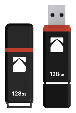Pikkukuva 1 / 2: Kodak Classic K102 USB-muisti 128 GB USB A-tyyppi 2.0 Musta, Punainen