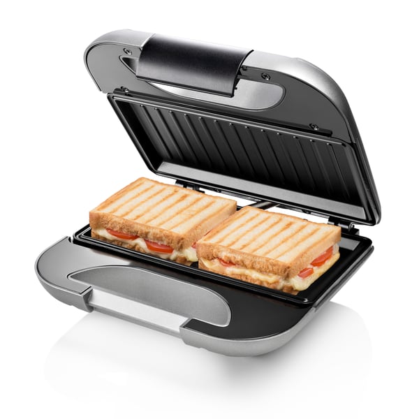 Miniatyrbild 12 av 17: Princess 127003 smörgåsgrill 750 W Svart, Silver