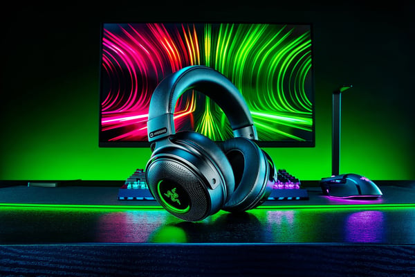 Razer Kraken V3 Pro Headset Kabel & Trådlös Huvudband Spela USB Type-A Svart
