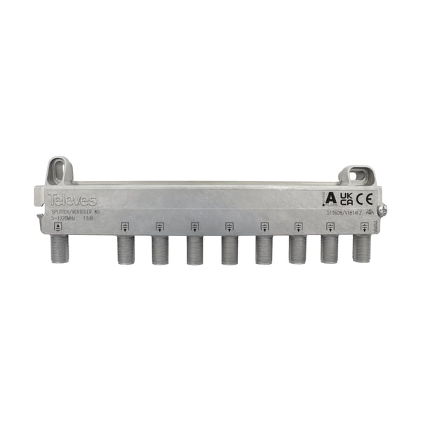 Televes 519608 kabelsplitter eller -samler Kabelfordeler Rustfrit stål