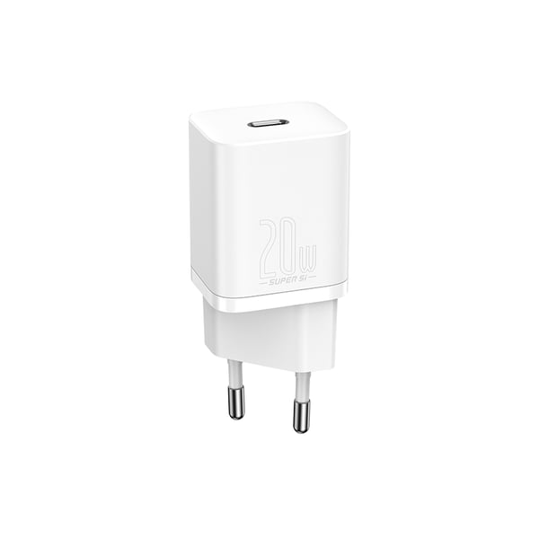 Baseus TZCCSUP-B02 mobilladdare Universal Vit AC Snabb laddning inomhus
