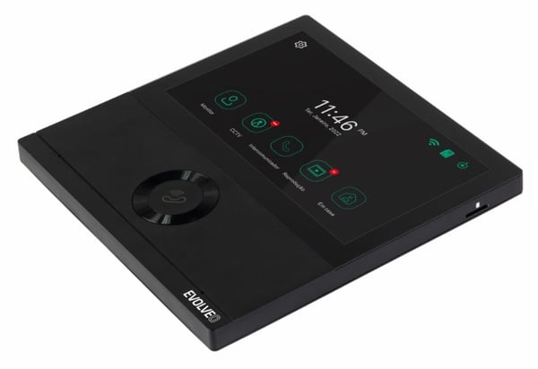 Miniatyrbild 3 av 7: Evolveo DoorPhone DPAHD7B videointercom-system 2 MP 17,8 cm (7") Svart, Rostfritt stål