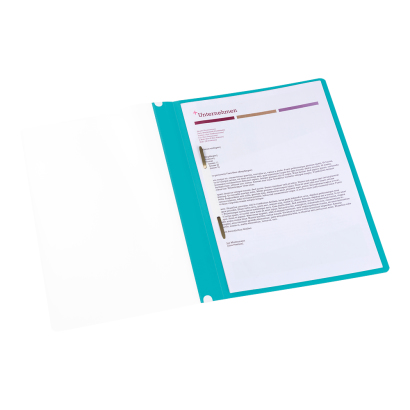 Oxford 100742147 mappar Polypropylen (PP) Transparent, Turkos, Vit A4