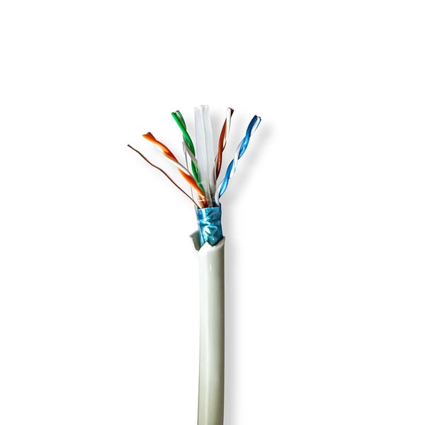 Miniatyrbild 1 av 2: Nedis CCBG8526GY305S nätverkskablar Grå 305 m Cat6 F/UTP (FTP) Rund