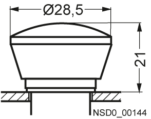 Siemens 3SB2000-1AC01 trykknap panel