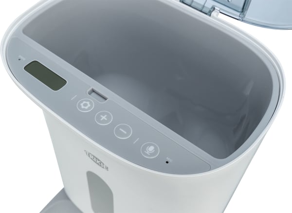 TRIXIE TX8 2.0 foder- och vattenautomat för hund och katt Plast Grå, Vit Automatisk foderautomat
