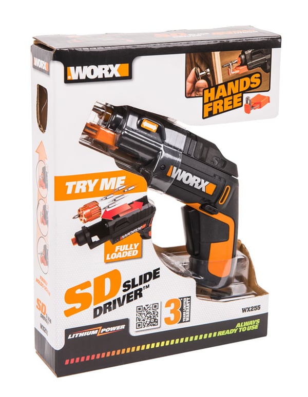 WORX WX255 elektrisk skruetrækker & slagbor 230 rpm Sort, Orange